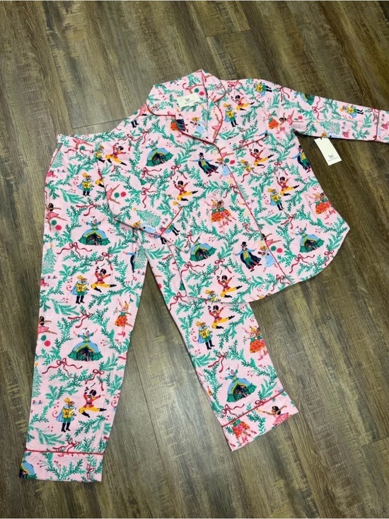Printfresh Other - Printfresh 100% cotton Nutcracker Dreams Long Sleeve Pajama Set Top & Bottom